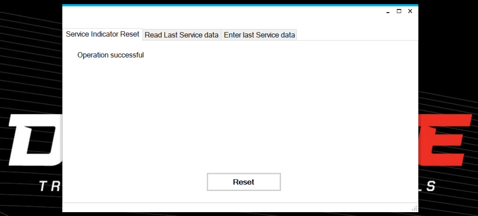 4_Successful service reset with today's date and current kilometers.png