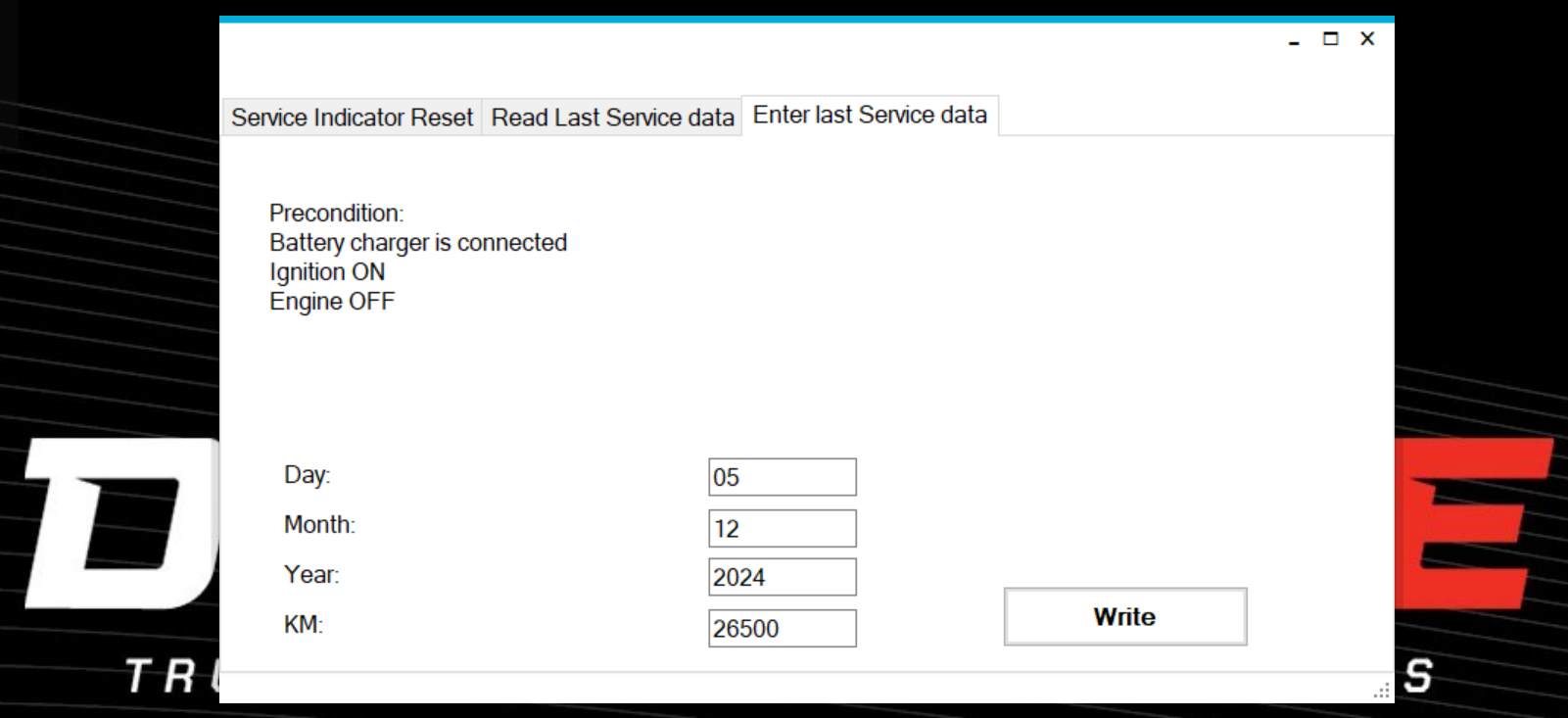 6_Manual entry of service data - date and kilometers.png